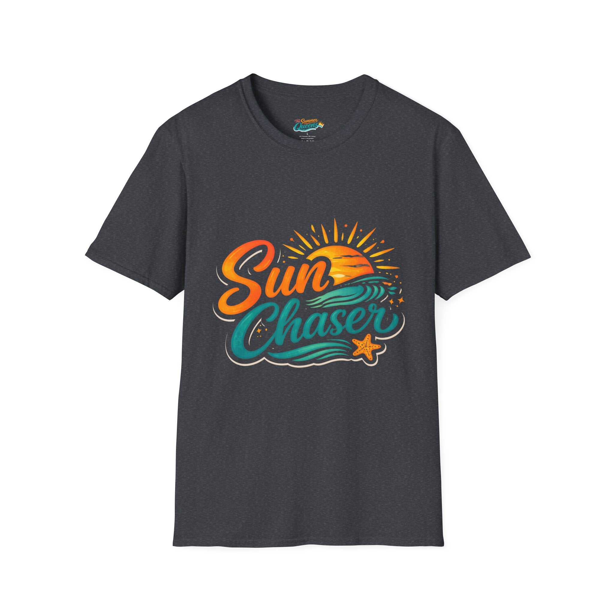 Sun Chaser T-Shirt — Retro Beach Sunset Surf Graphic