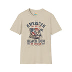 American by Birth, Beach Bum by Choice T‑Shirt