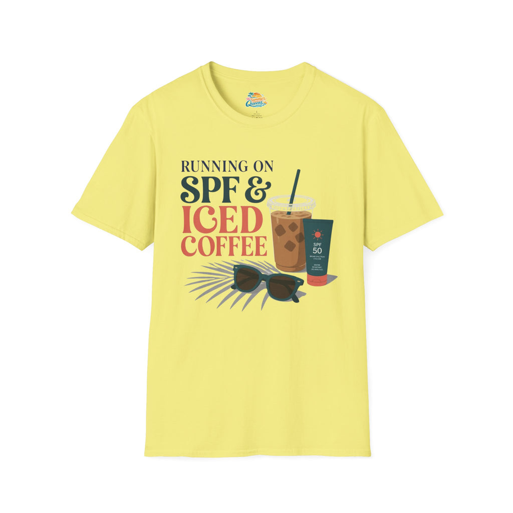 Running on SPF & Iced Coffee T-Shirt