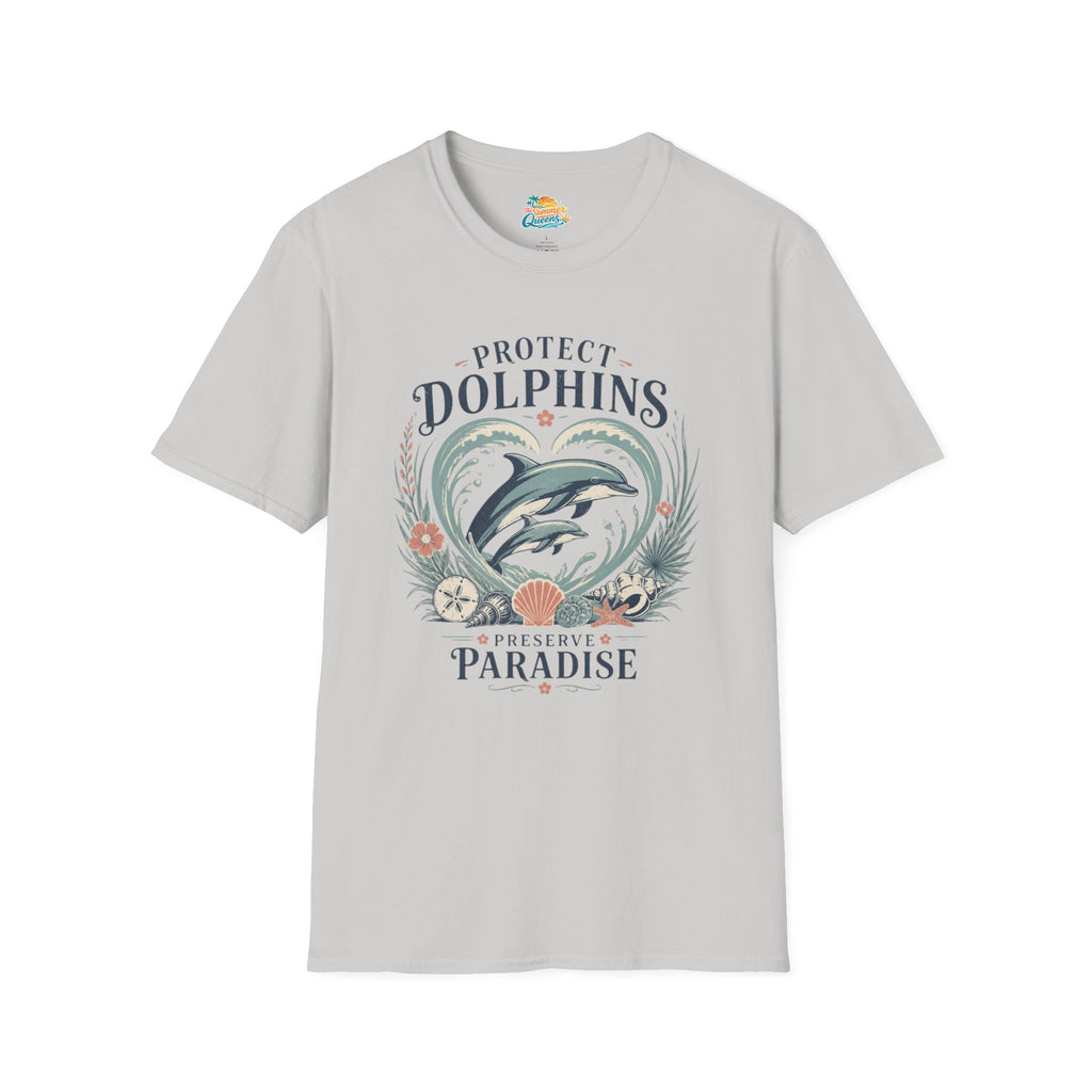 Protect Dolphins T-Shirt Preserve Paradise T-Shirt