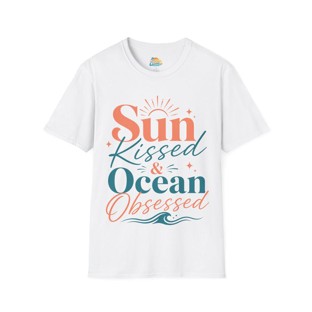 Sun-Kissed & Ocean Obsessed T-Shirt — Beachy Summer Graphic Tee
