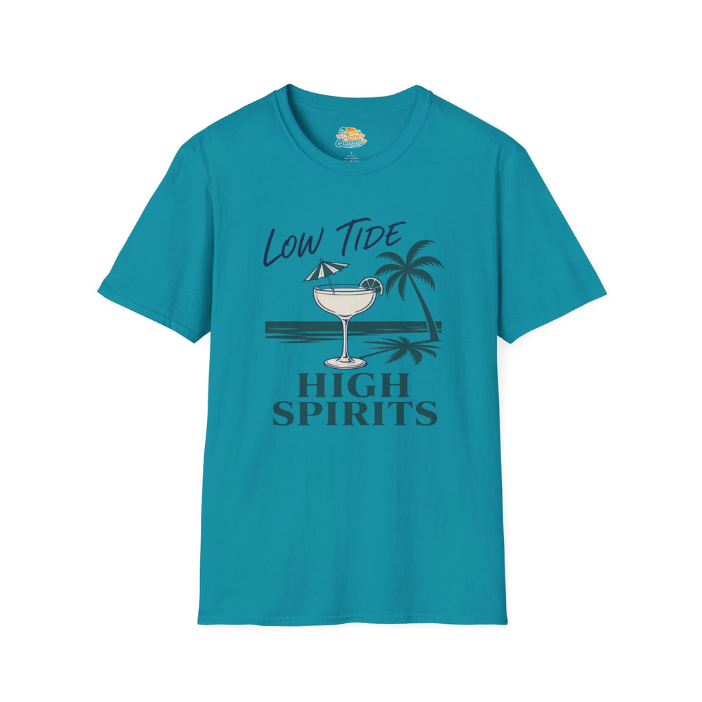 Low Tide High Spirits Cocktail T‑Shirt