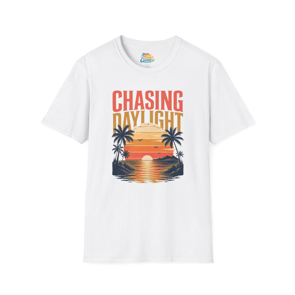 Chasing Daylight Sunset Beach T-Shirt