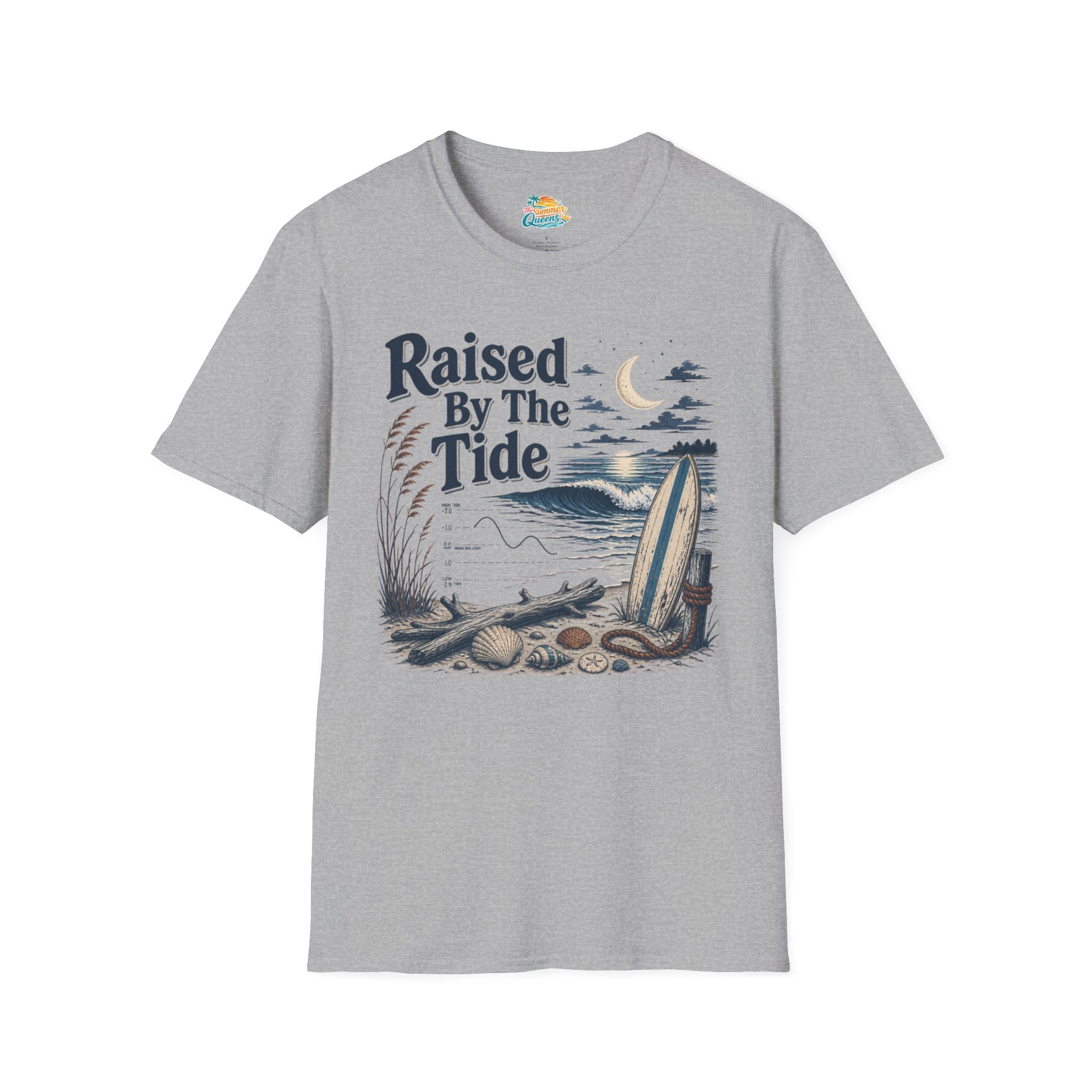 Raised By The Tide Beach T-Shirt