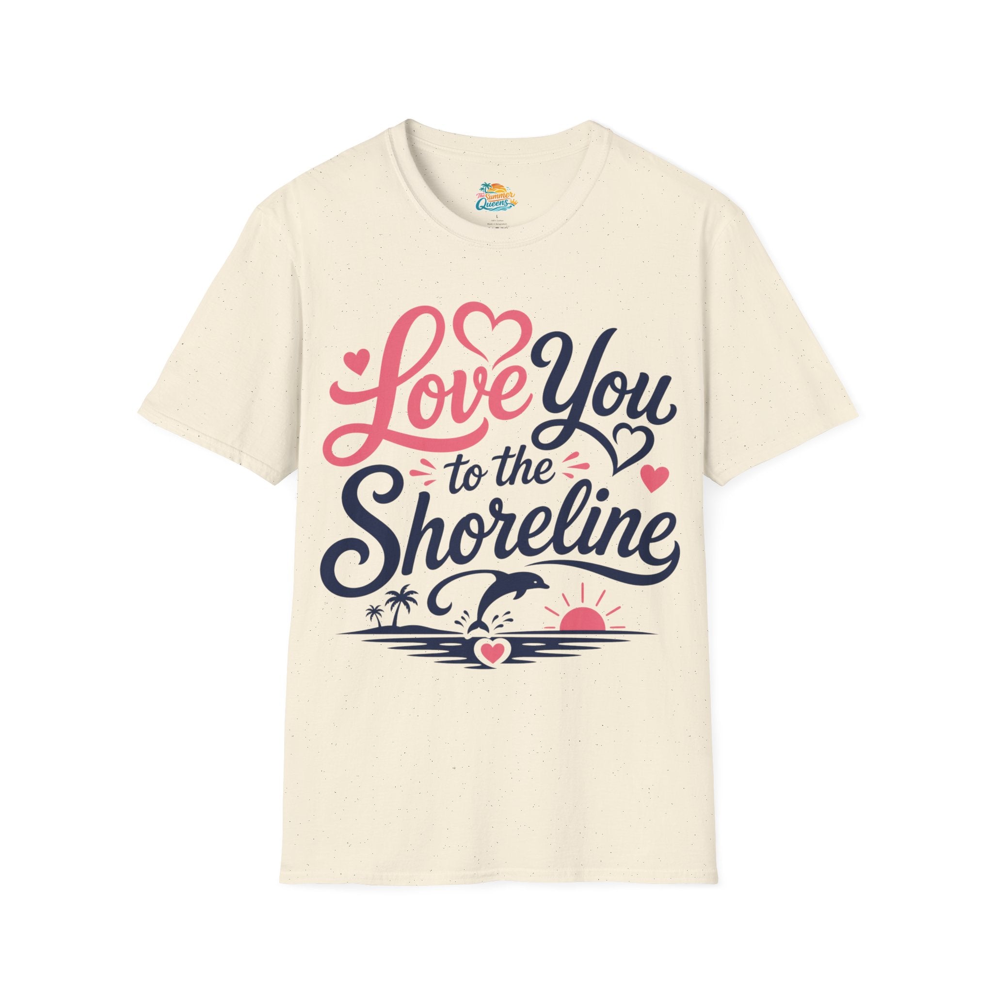 Love You to the Shoreline T-Shirt – Romantic Beach Couple Tee