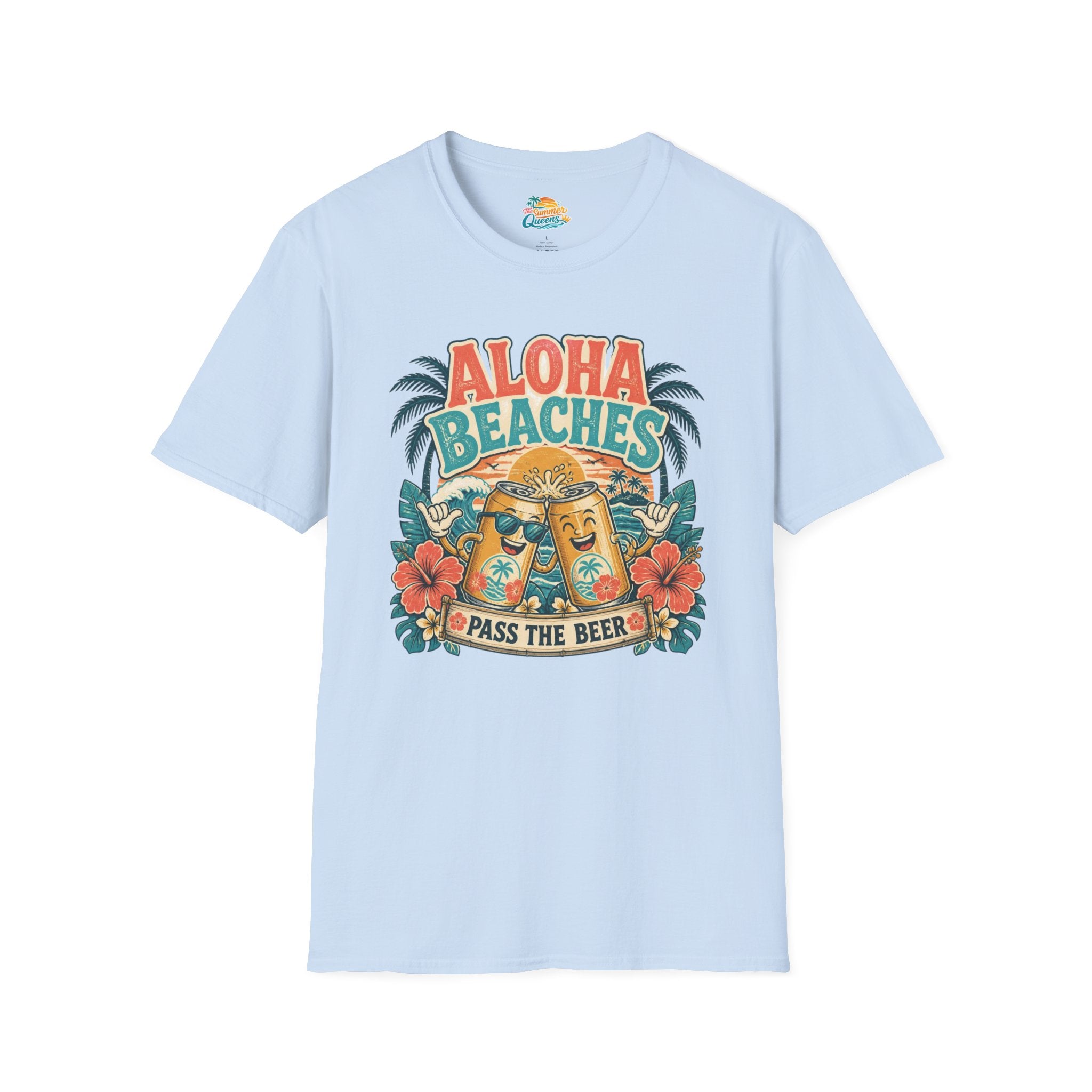 Aloha Beaches, Pass the Beer T-Shirt