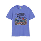 Freedom Comes In Waves T-Shirt