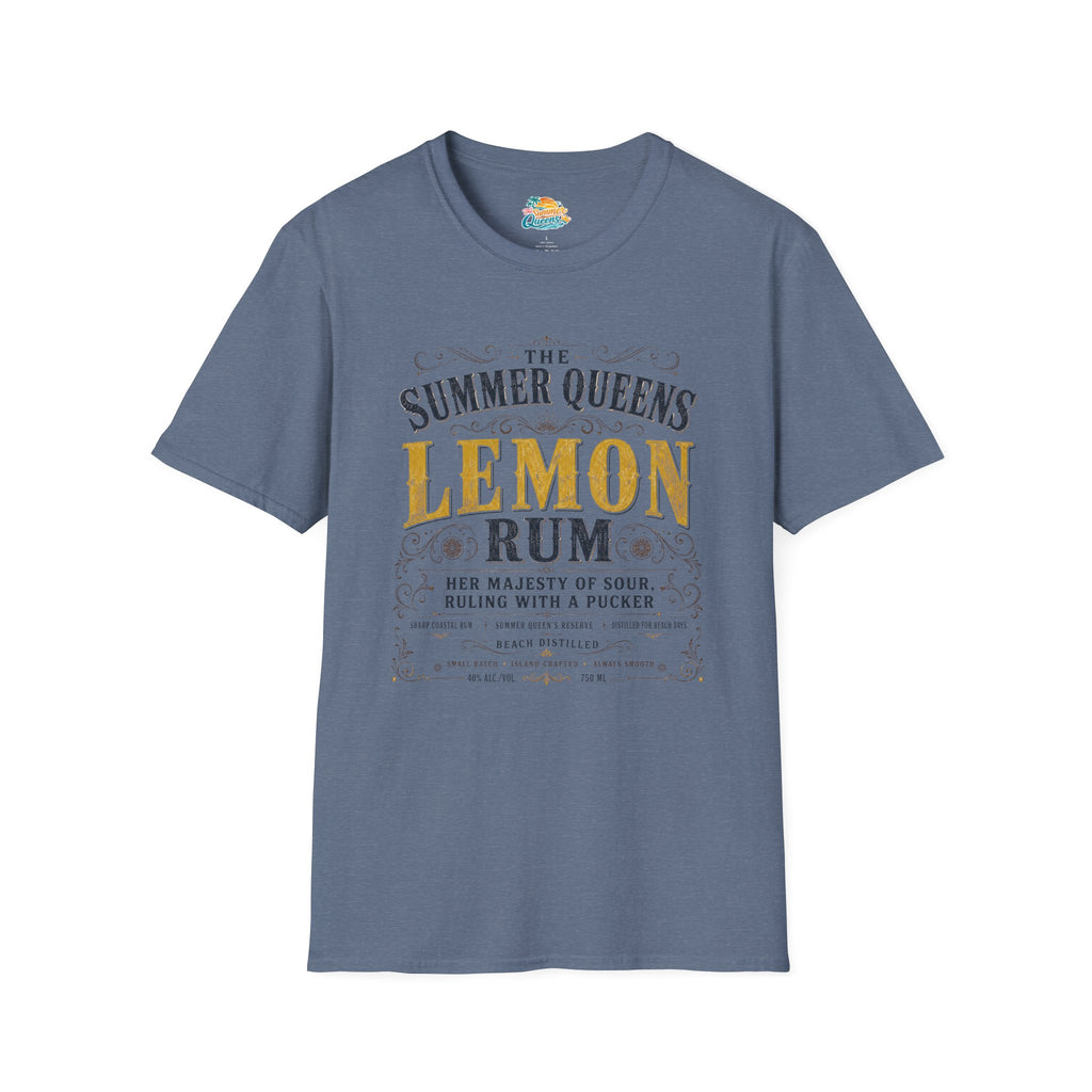The Summer Queens Lemon Rum Label T-Shirt