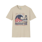 Ride the Freedom Tide Beach T-Shirt
