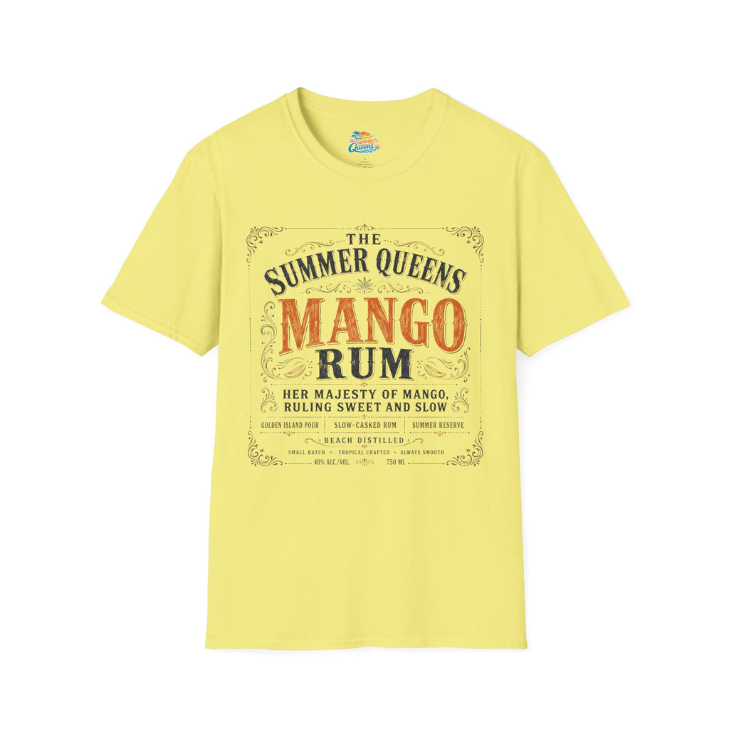 The Summer Queens Mango Rum Label T-Shirt