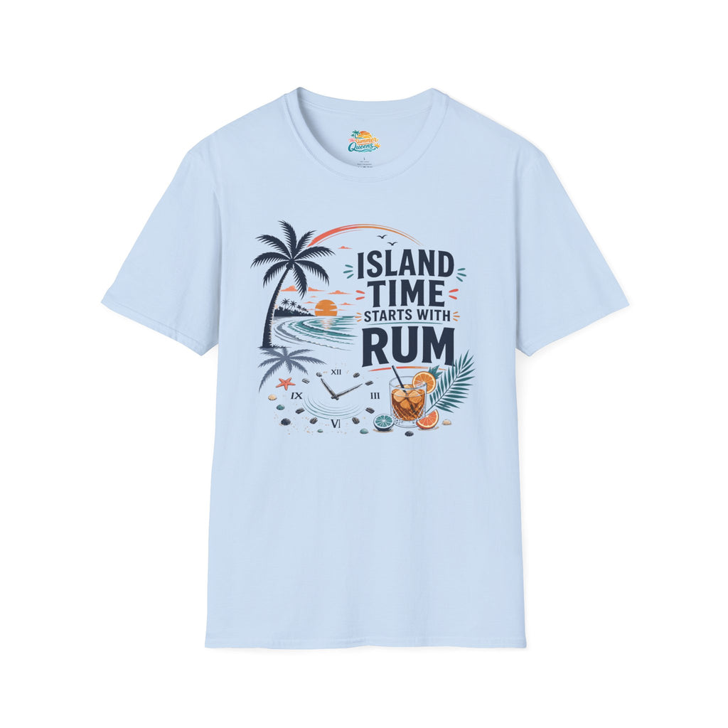 Island Time Starts With Rum T-Shirt