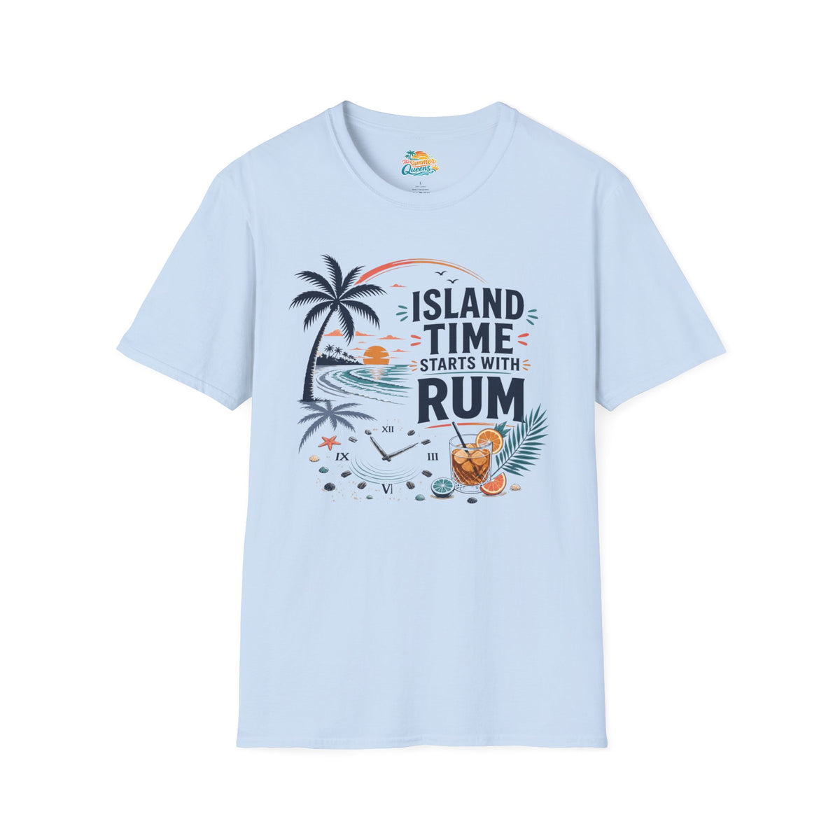 Island Time Starts With Rum T-Shirt