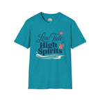Low Tide, High Spirits Beach T-Shirt