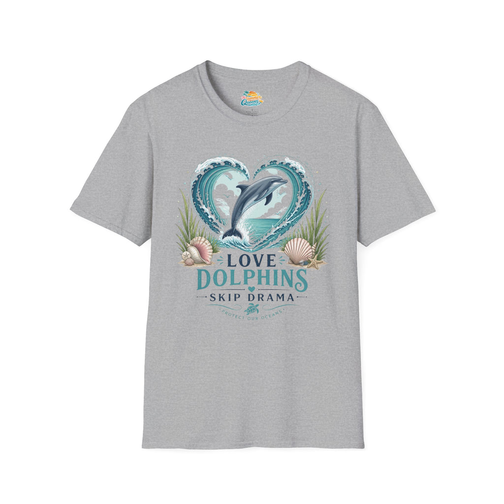 Love Dolphins, Skip Drama T-Shirt
