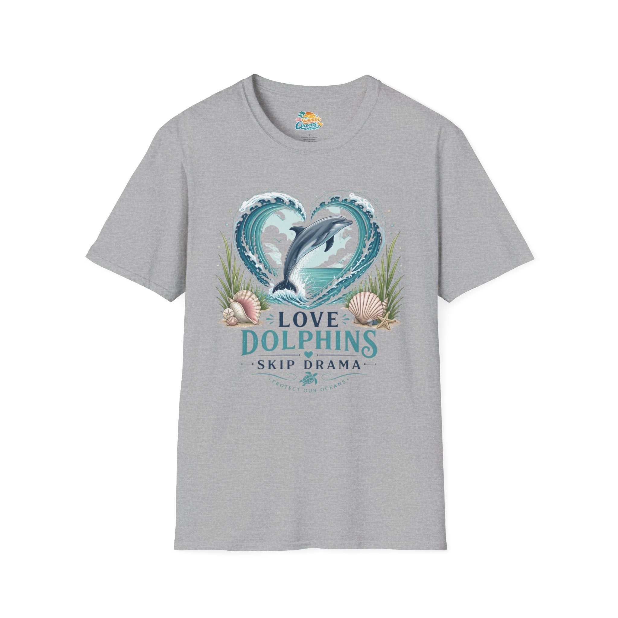 Love Dolphins, Skip Drama T-Shirt