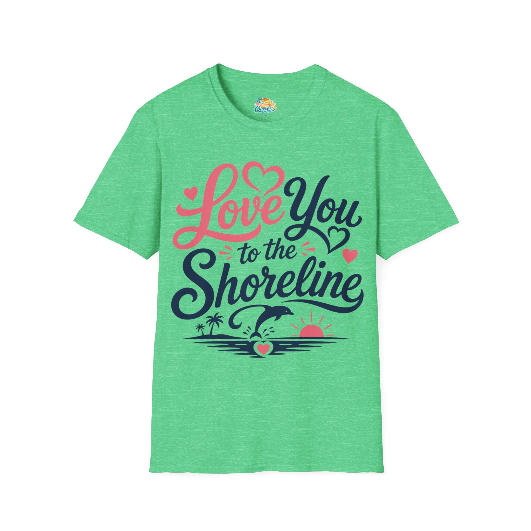 Love You to the Shoreline T-Shirt – Romantic Beach Couple Tee