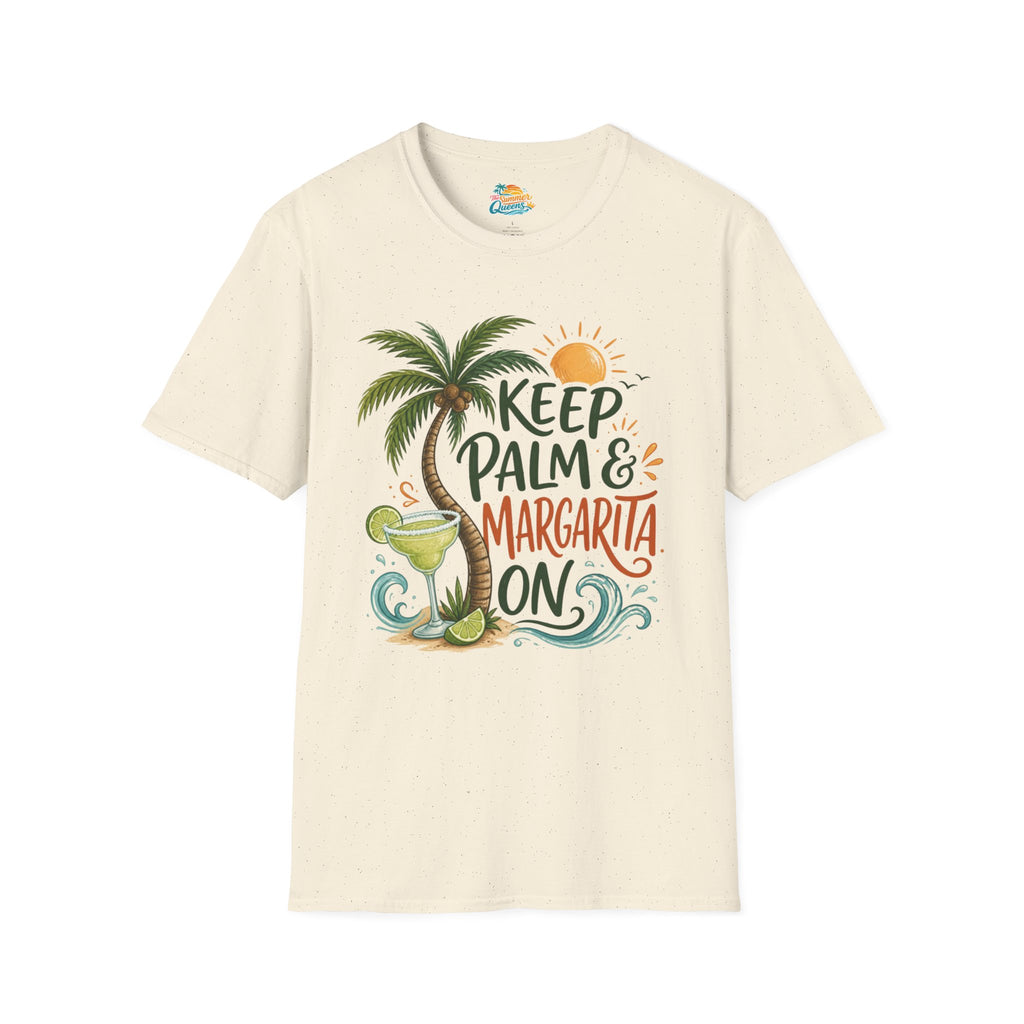 Keep Palm & Margarita On T-Shirt