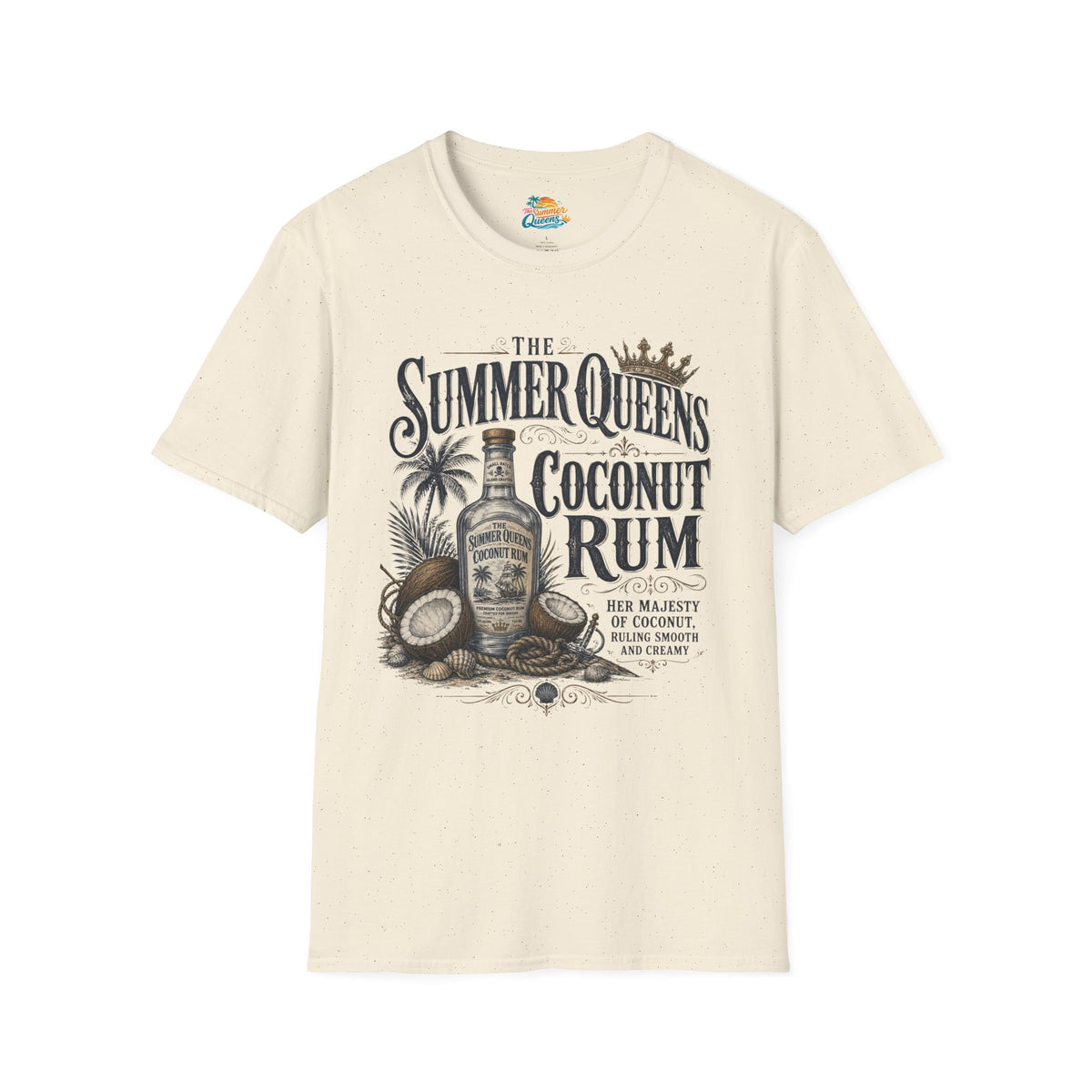 The Summer Queens Coconut Rum Bottle T-Shirt