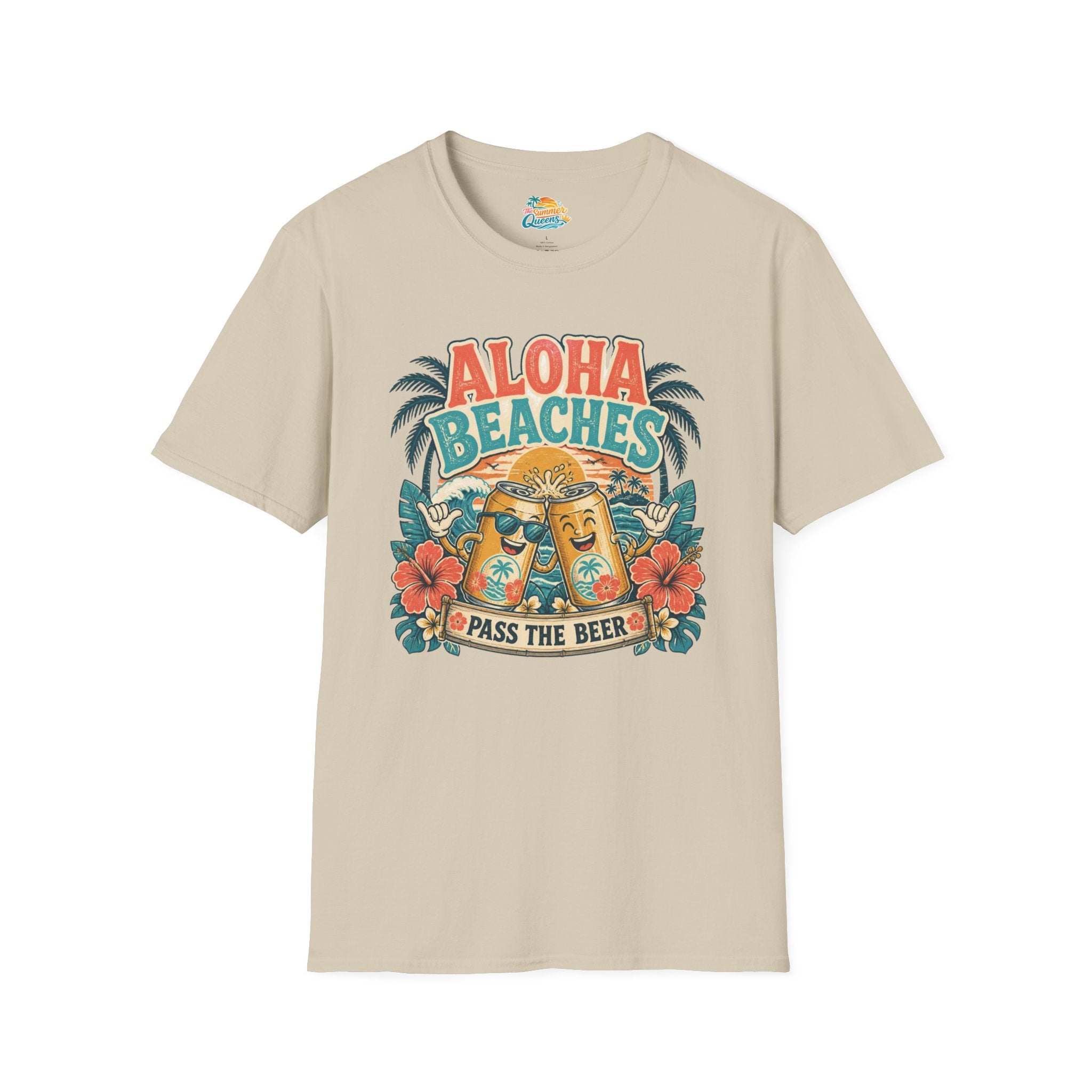 Aloha Beaches, Pass the Beer T-Shirt