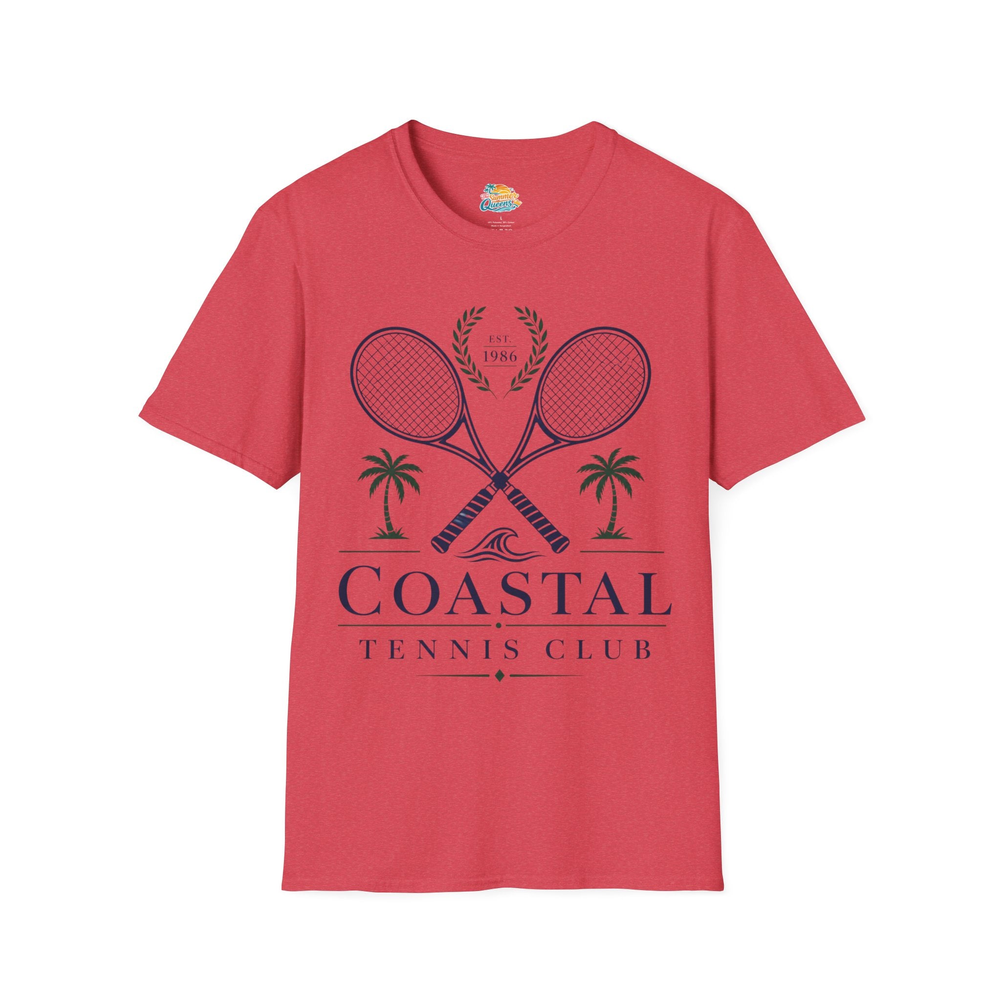 Coastal Tennis Club T-Shirt — Vintage Palm Beach Tennis Tee