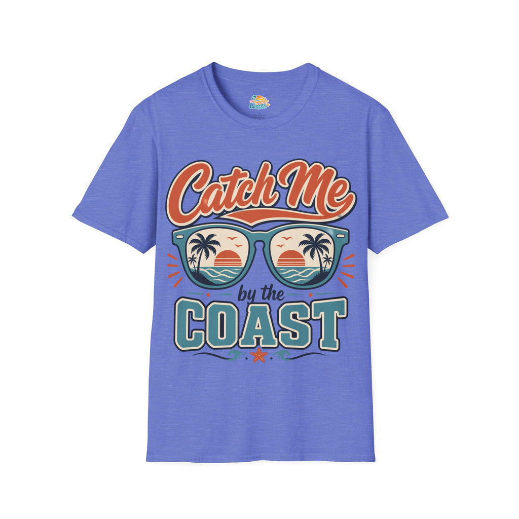 Catch Me by the Coast T-Shirt — Retro Sunglasses Beach Graphic Tee
