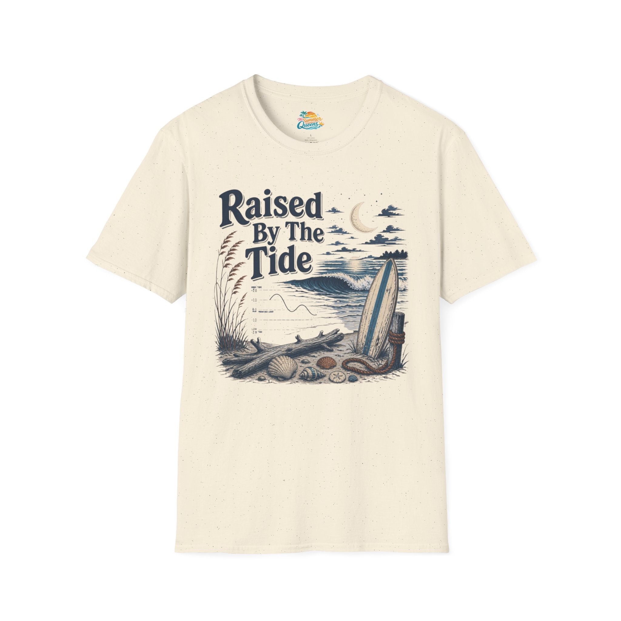 Raised By The Tide Beach T-Shirt