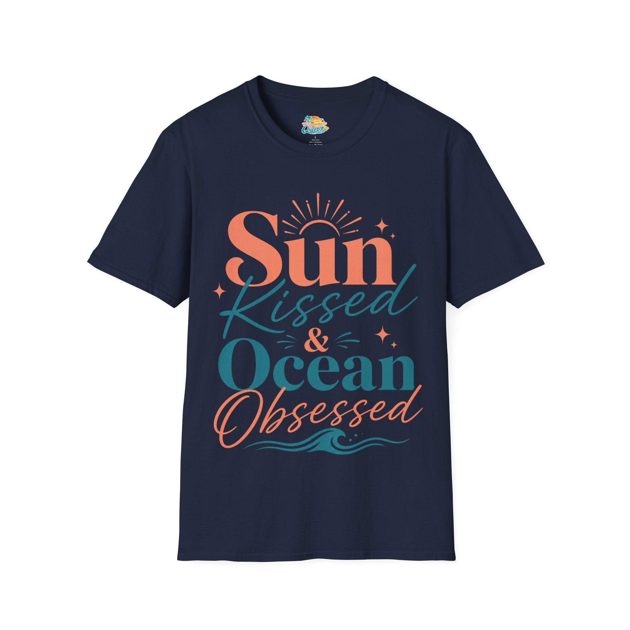 Sun-Kissed & Ocean Obsessed T-Shirt — Beachy Summer Graphic Tee