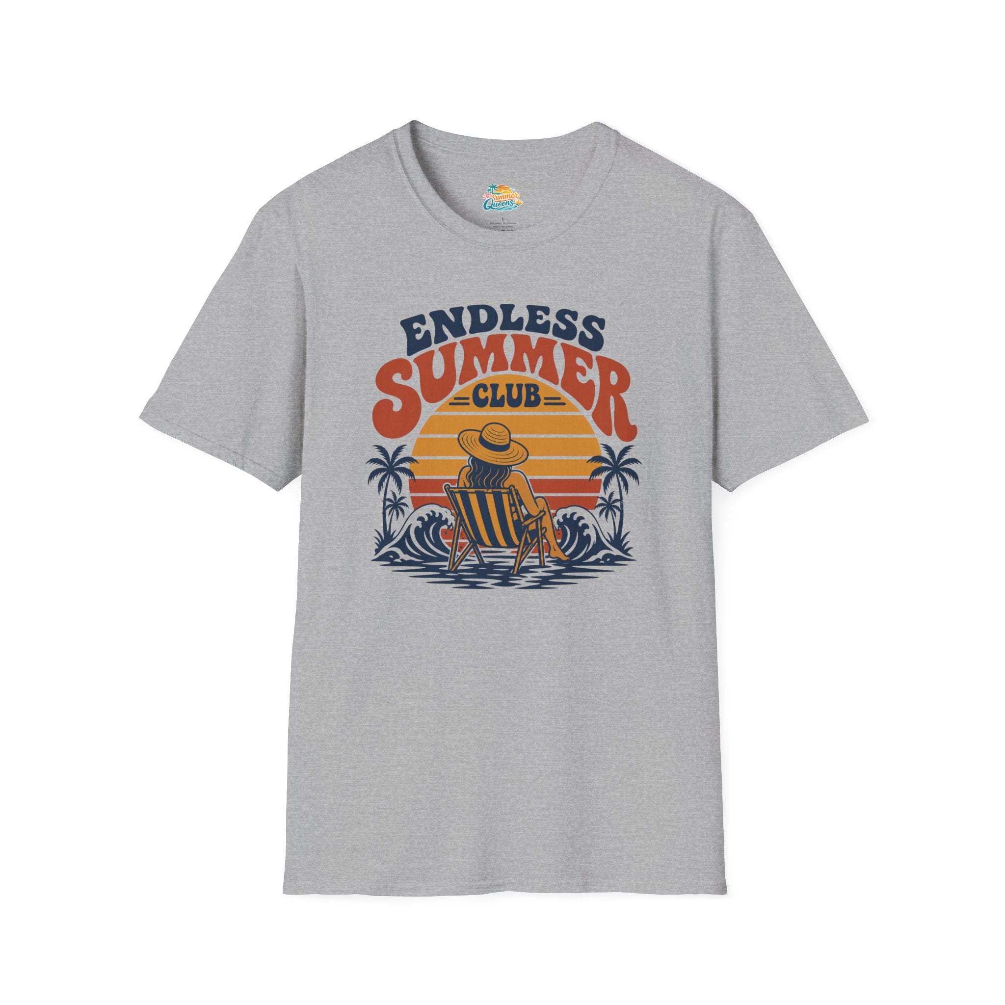 Endless Summer Club T-Shirt — Vintage Beach Sunset Graphic