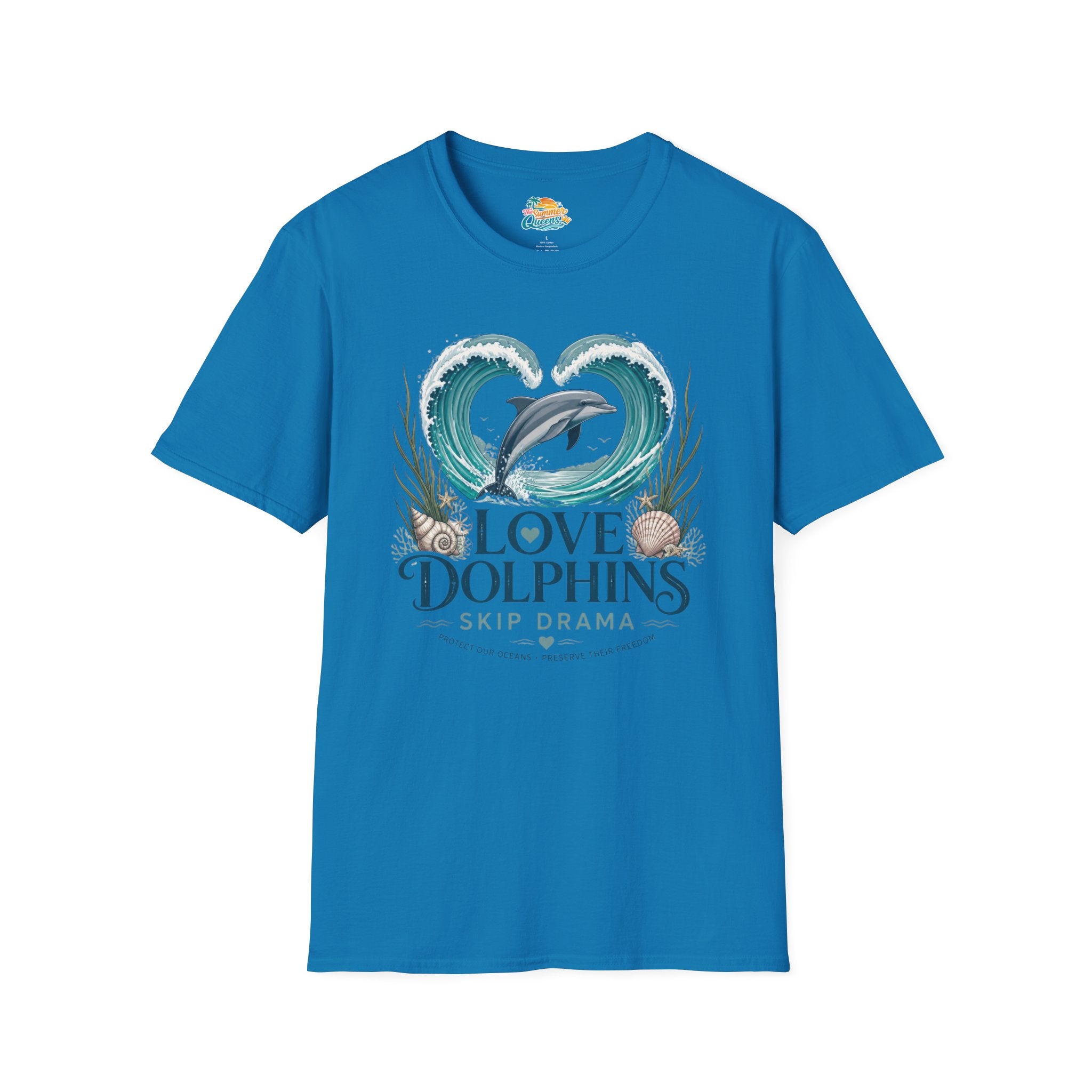 Love Dolphins Skip Dram T-Shirt