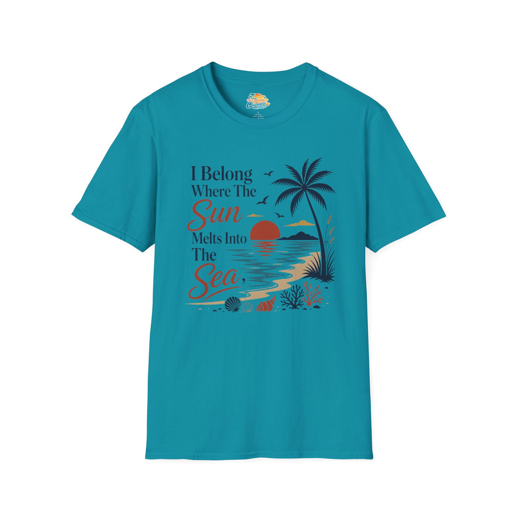 I Belong Where The Sun Melts Into The Sea T-Shirt