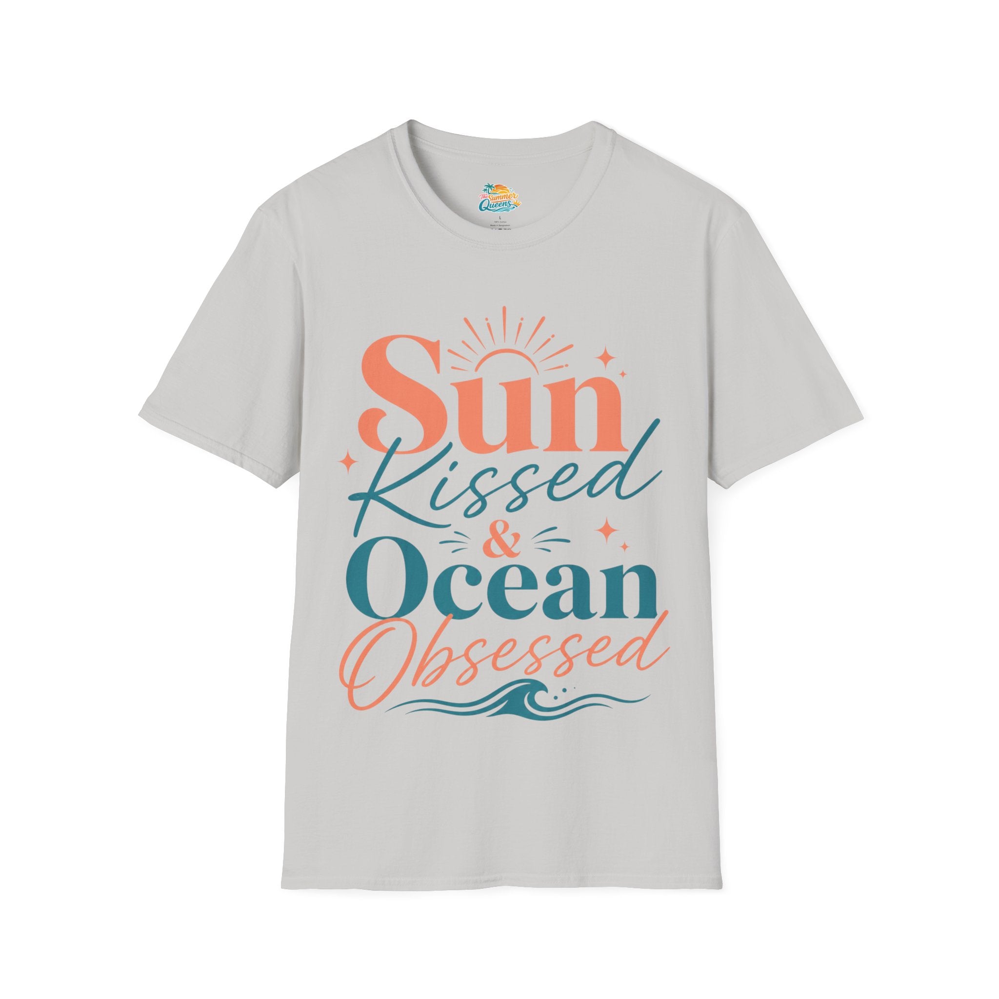 Sun-Kissed & Ocean Obsessed T-Shirt — Beachy Summer Graphic Tee