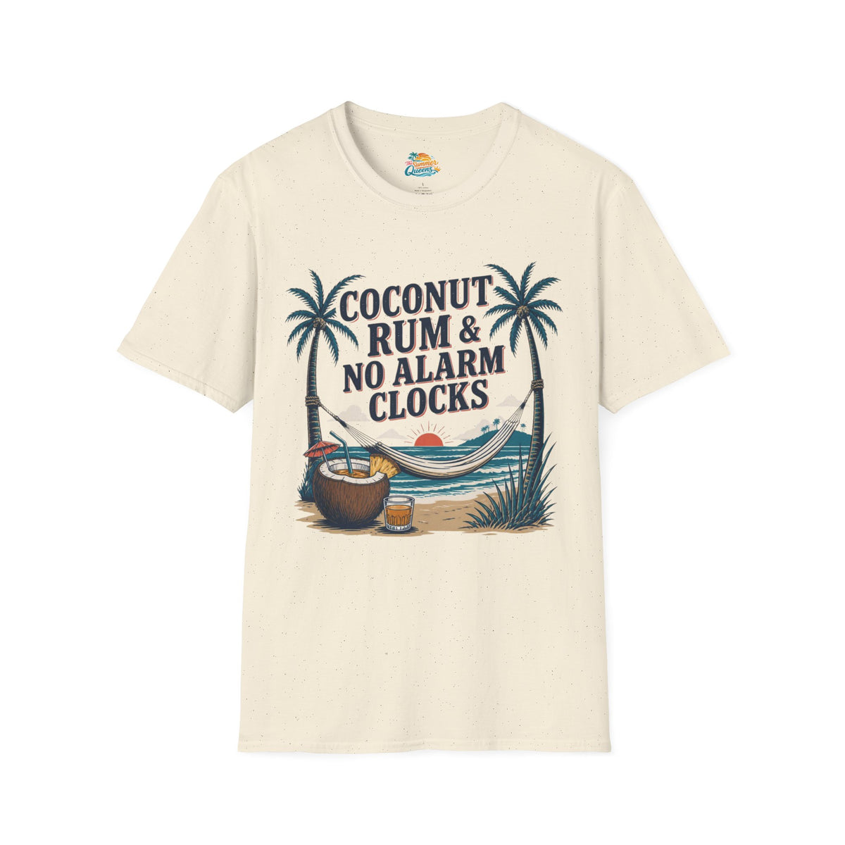 Coconut Rum & No Alarm Clocks T-Shirt