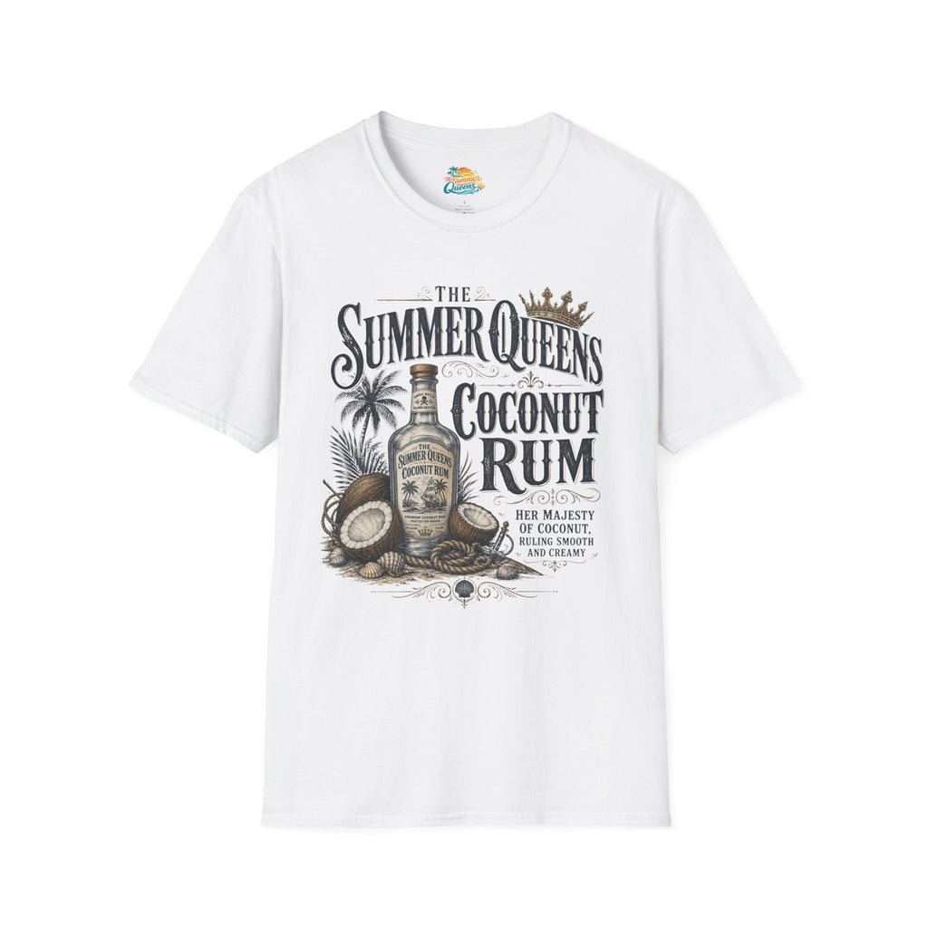 The Summer Queens Coconut Rum Bottle T-Shirt