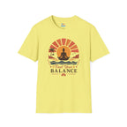 Find Your Balance T-Shirt — Yoga Sunset Meditation Tee