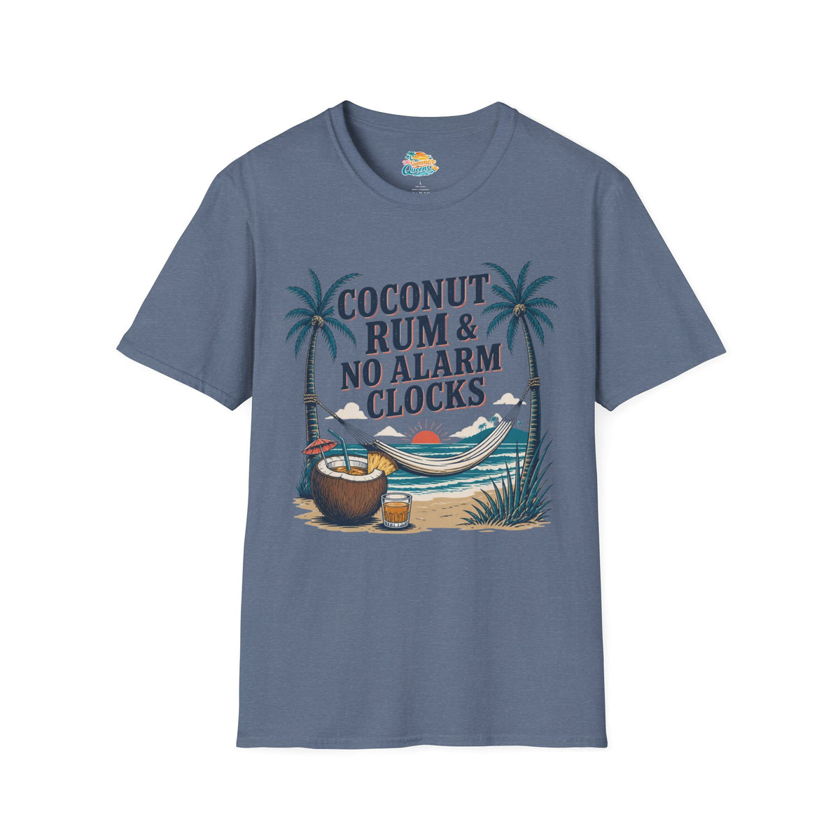 Coconut Rum & No Alarm Clocks T-Shirt