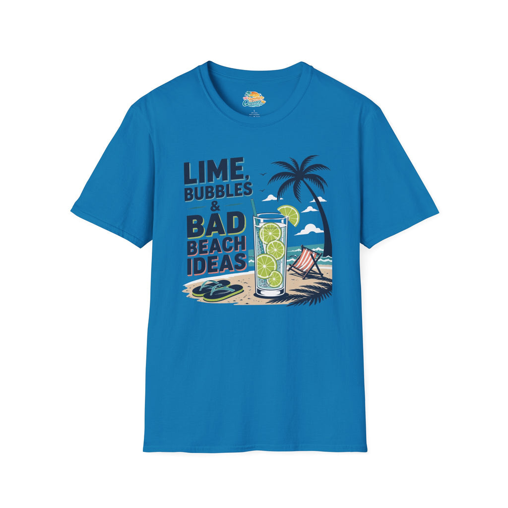 Lime, Bubbles & Bad Beach Ideas T-Shirt