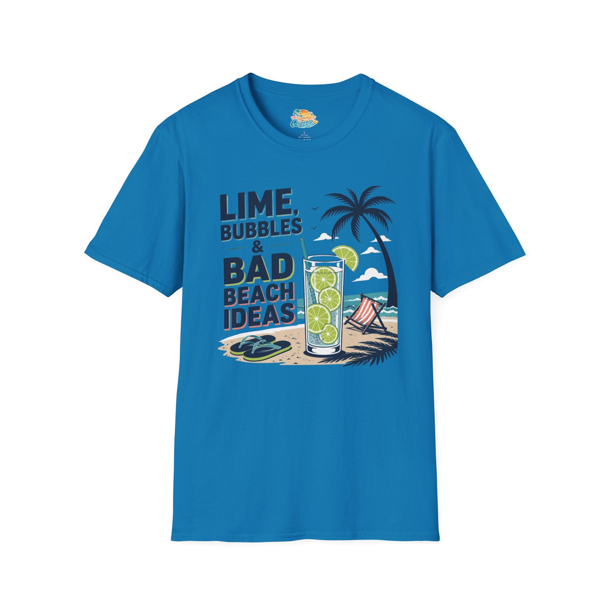 Lime, Bubbles & Bad Beach Ideas T-Shirt