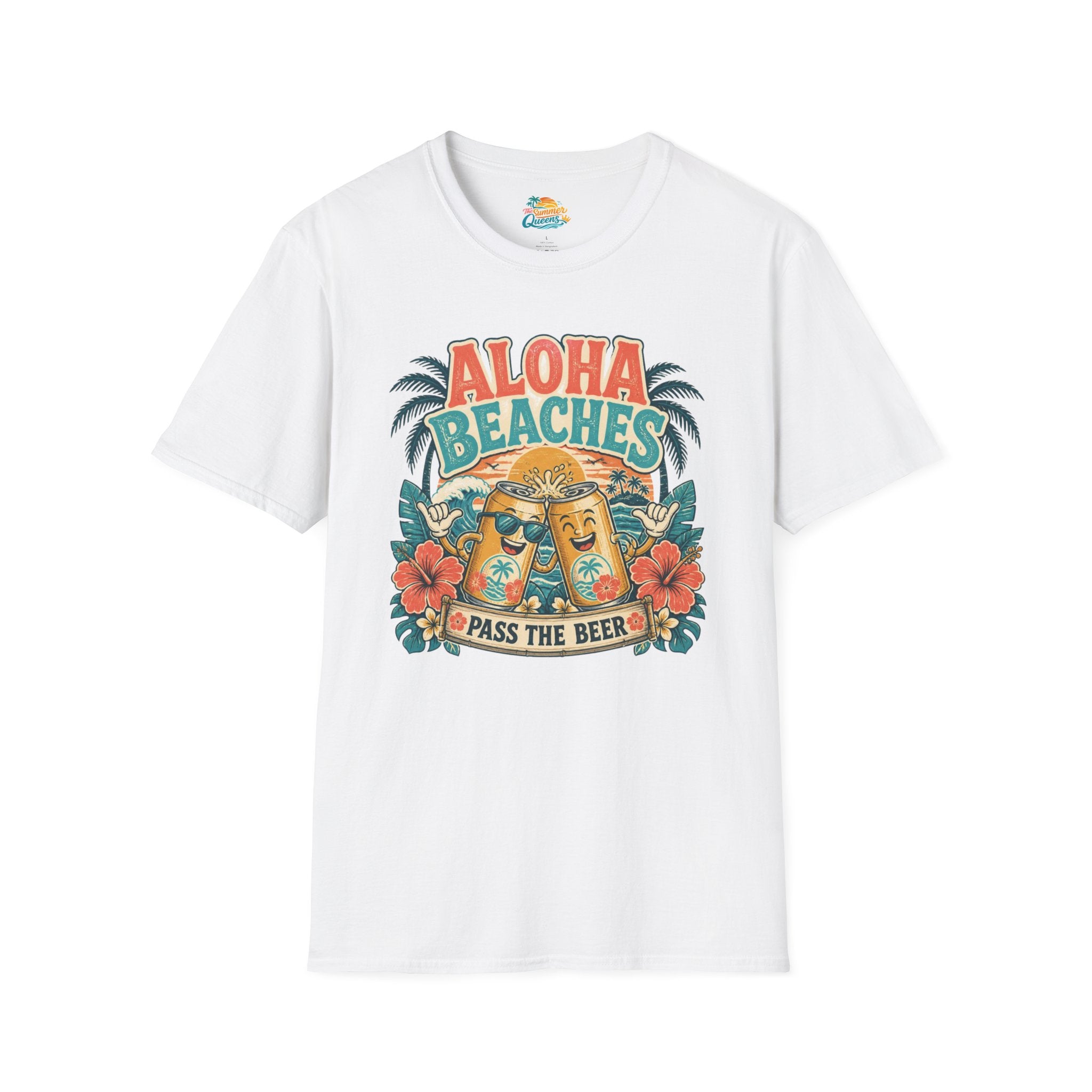 Aloha Beaches, Pass the Beer T-Shirt
