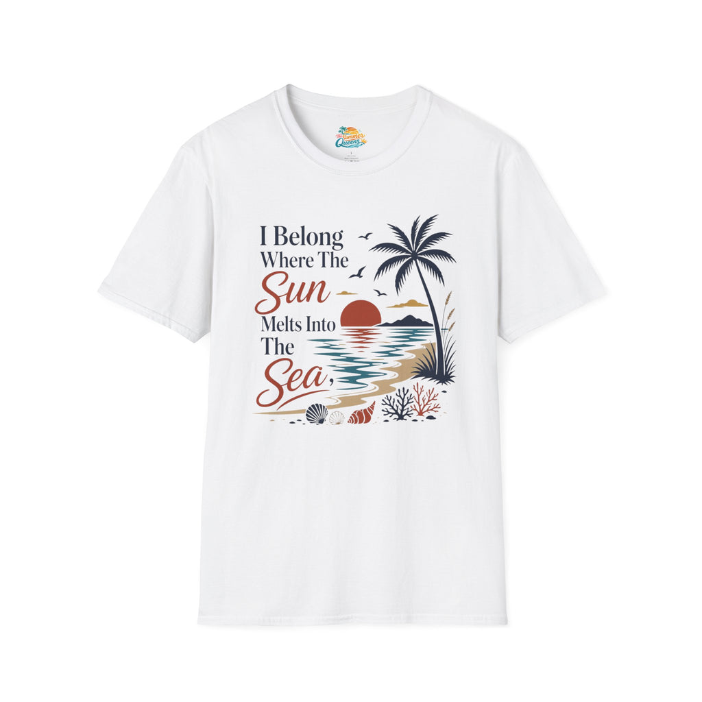 I Belong Where The Sun Melts Into The Sea T-Shirt