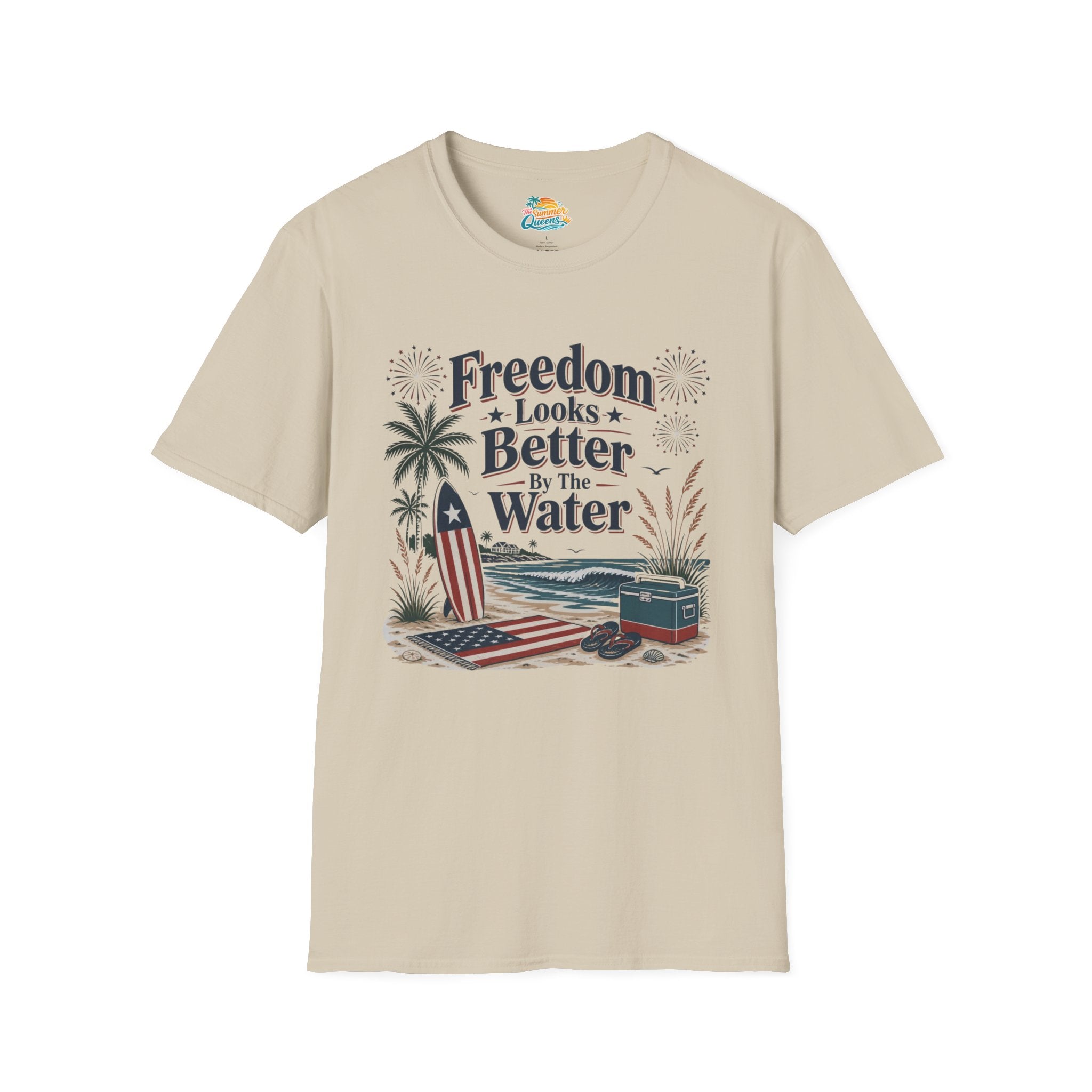 Freedom Looks Better by the Water T-Shirt