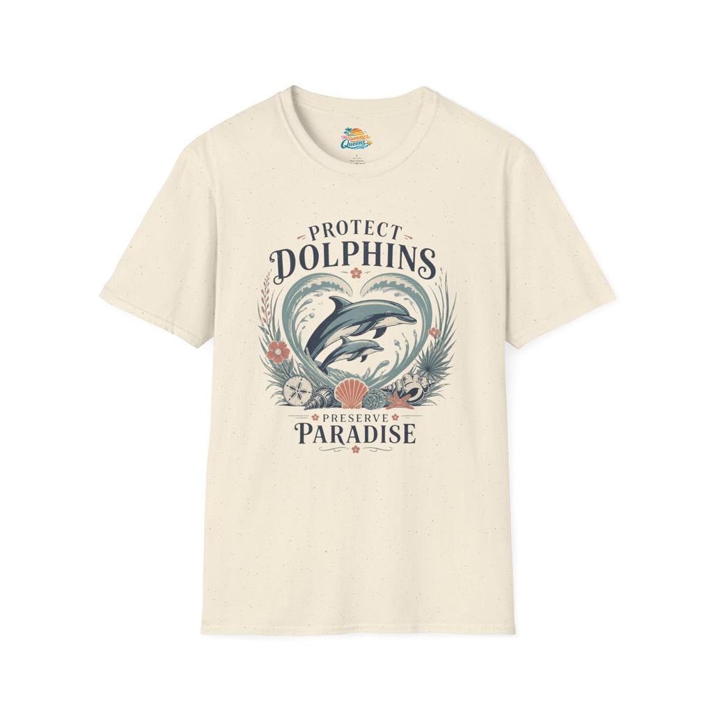 Protect Dolphins T-Shirt Preserve Paradise T-Shirt