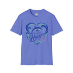 Blue Water Heart T-Shirt