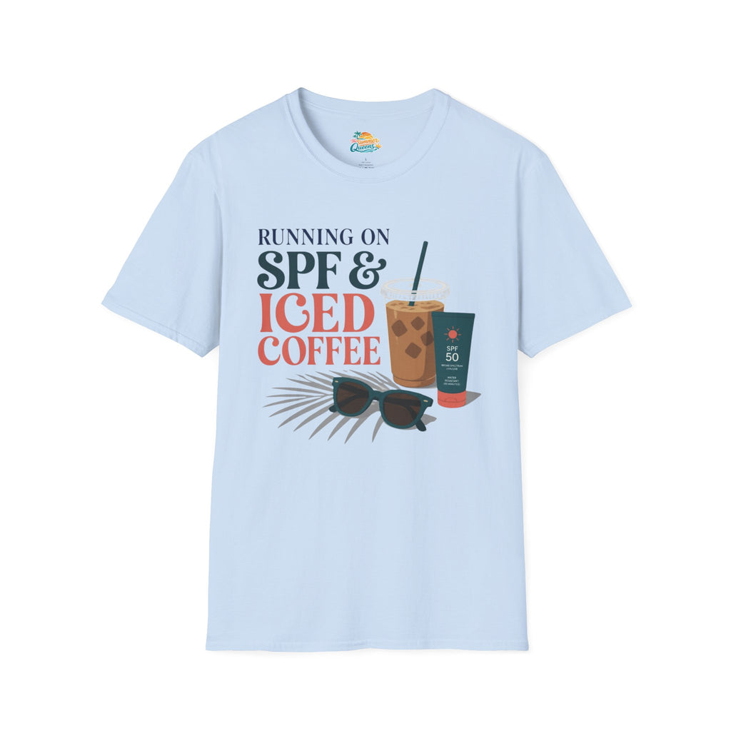 Running on SPF & Iced Coffee T-Shirt