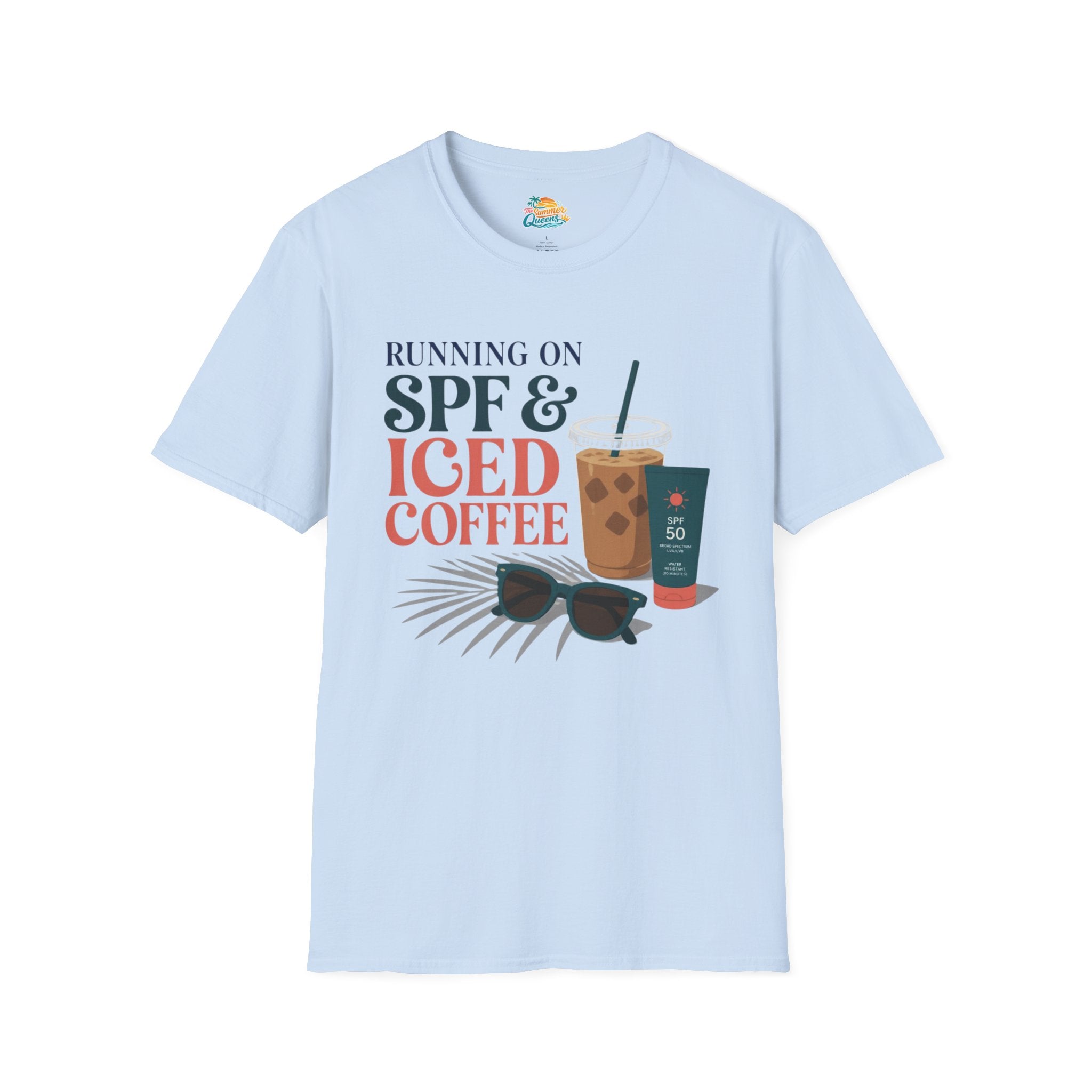 Running on SPF & Iced Coffee T-Shirt