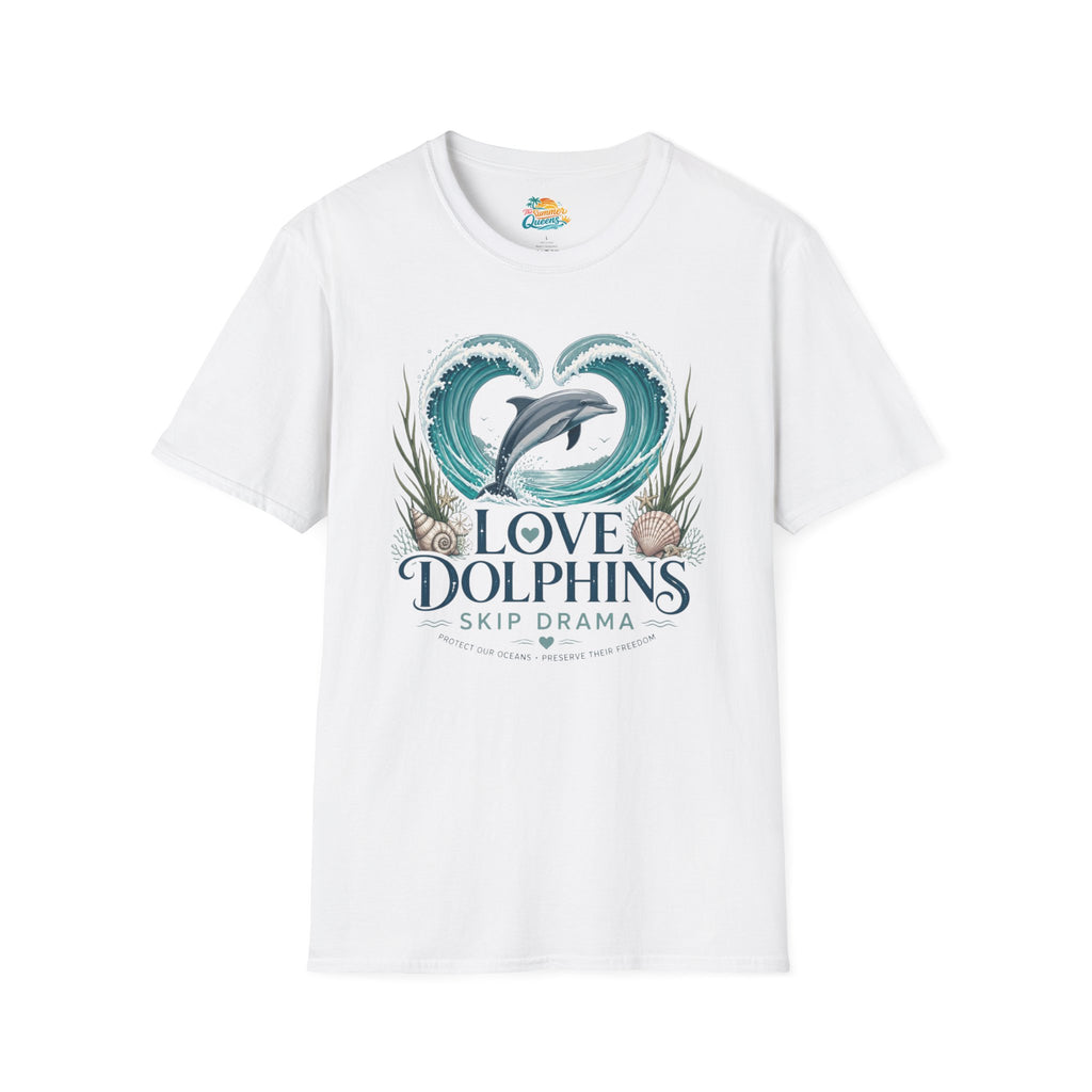 Love Dolphins Skip Dram T-Shirt
