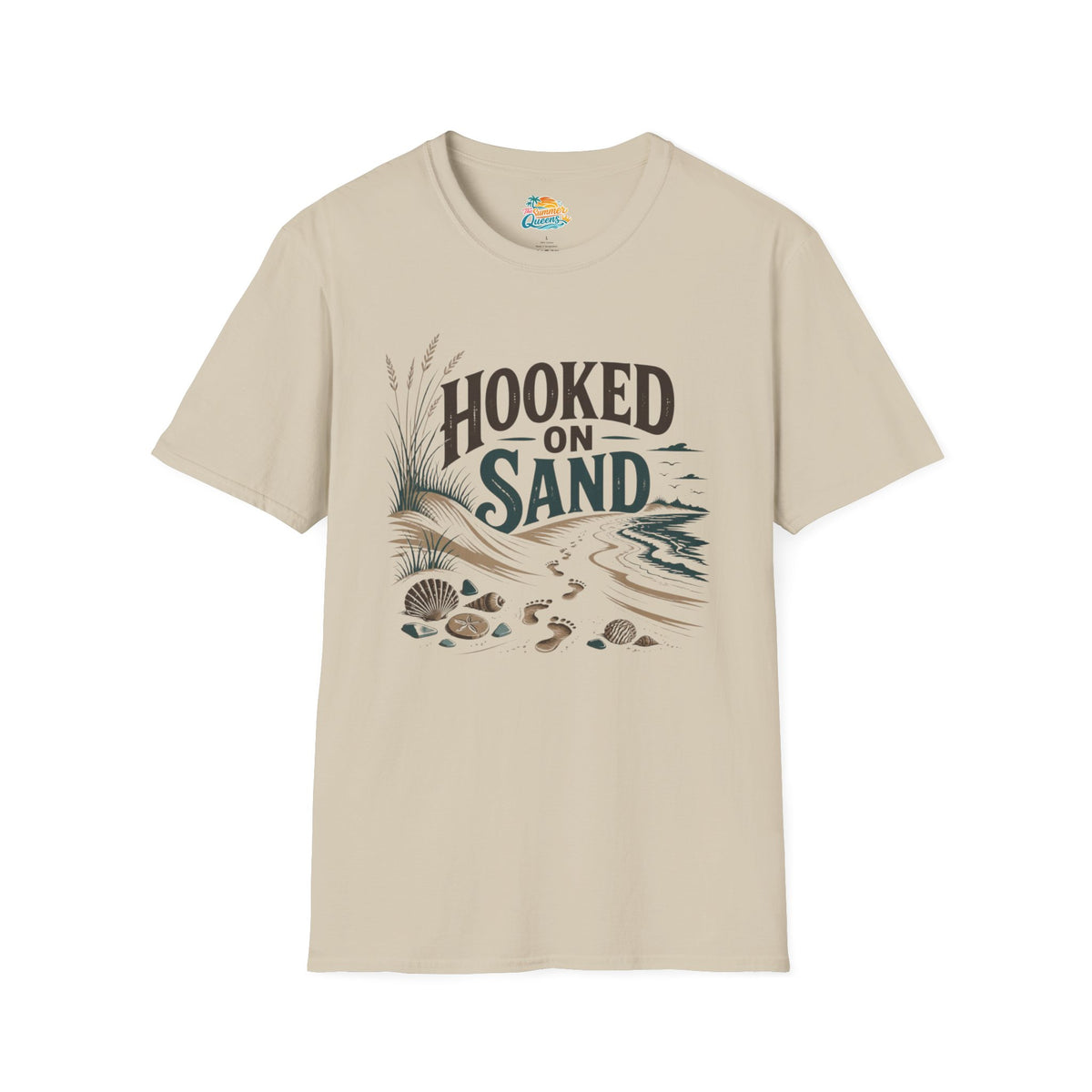 Hooked on Sand Beach T-Shirt