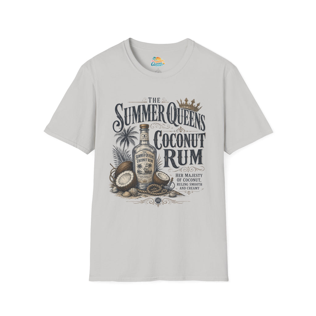 The Summer Queens Coconut Rum Bottle T-Shirt