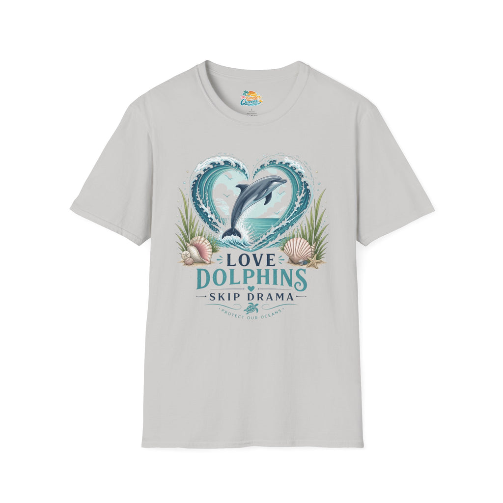 Love Dolphins, Skip Drama T-Shirt