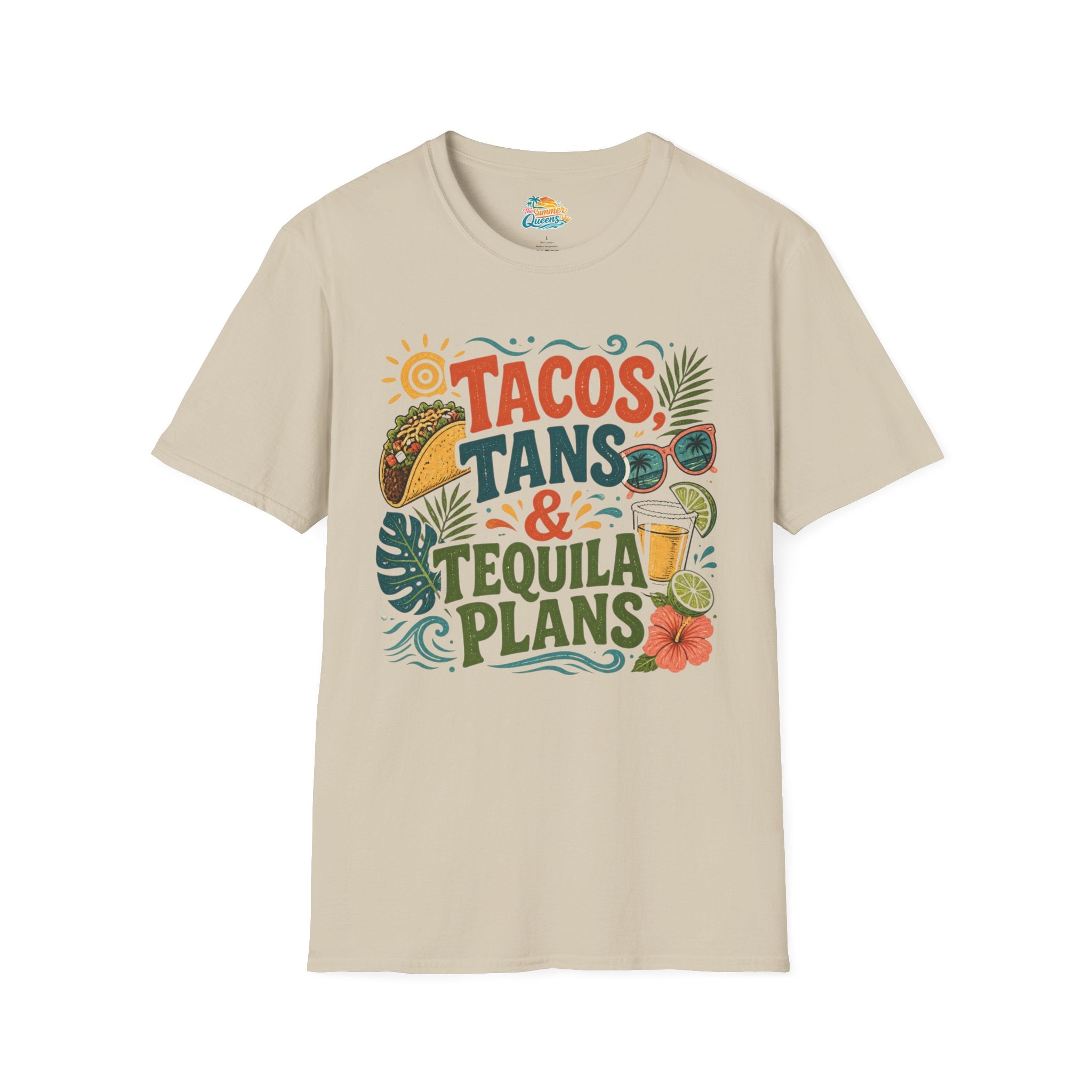 Tacos, Tans & Tequila Plans T-Shirt