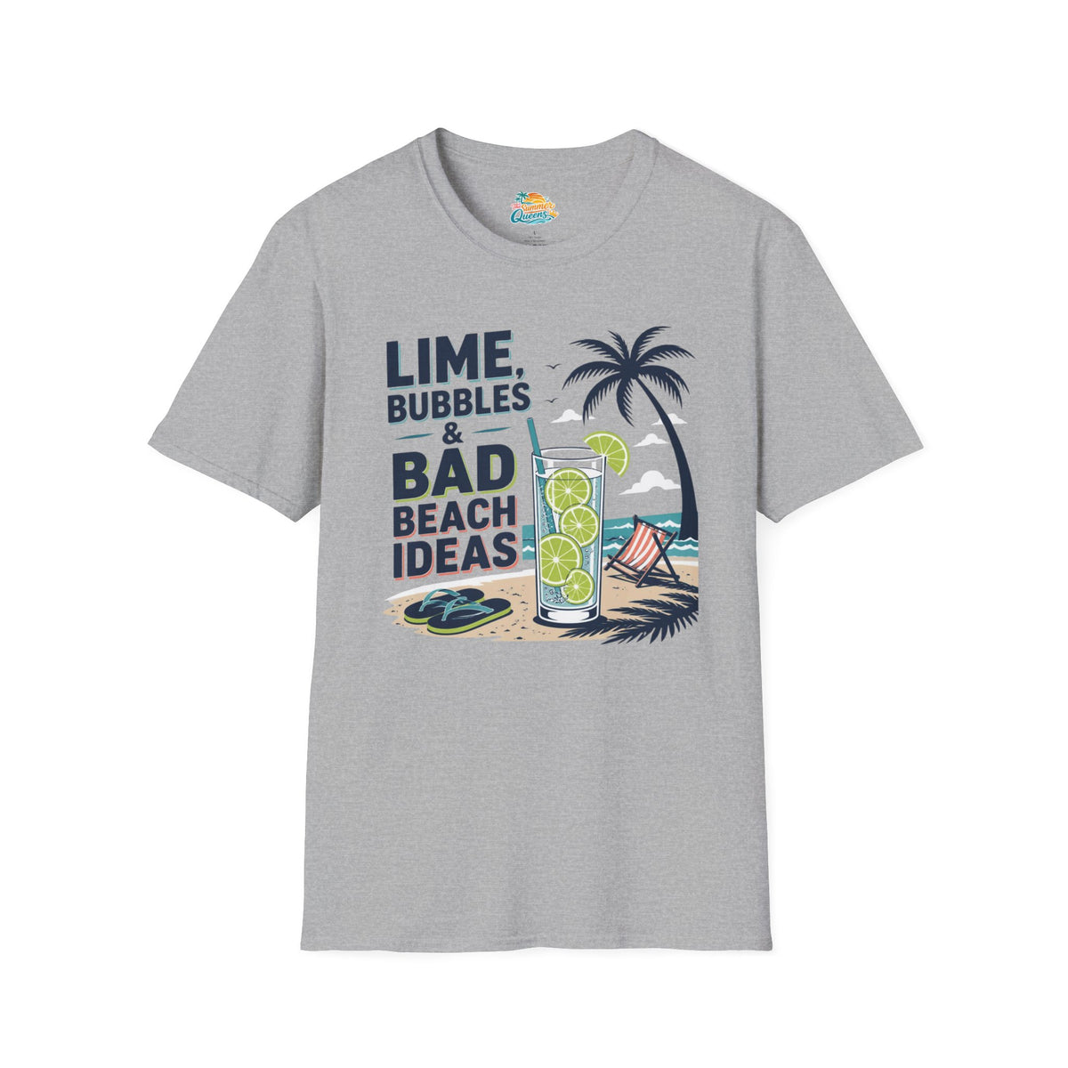 Lime, Bubbles & Bad Beach Ideas T-Shirt